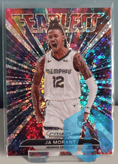 2021-22 Panini Prizm Ja Morant #9 Fearless Disco Fast Break Grizzlies